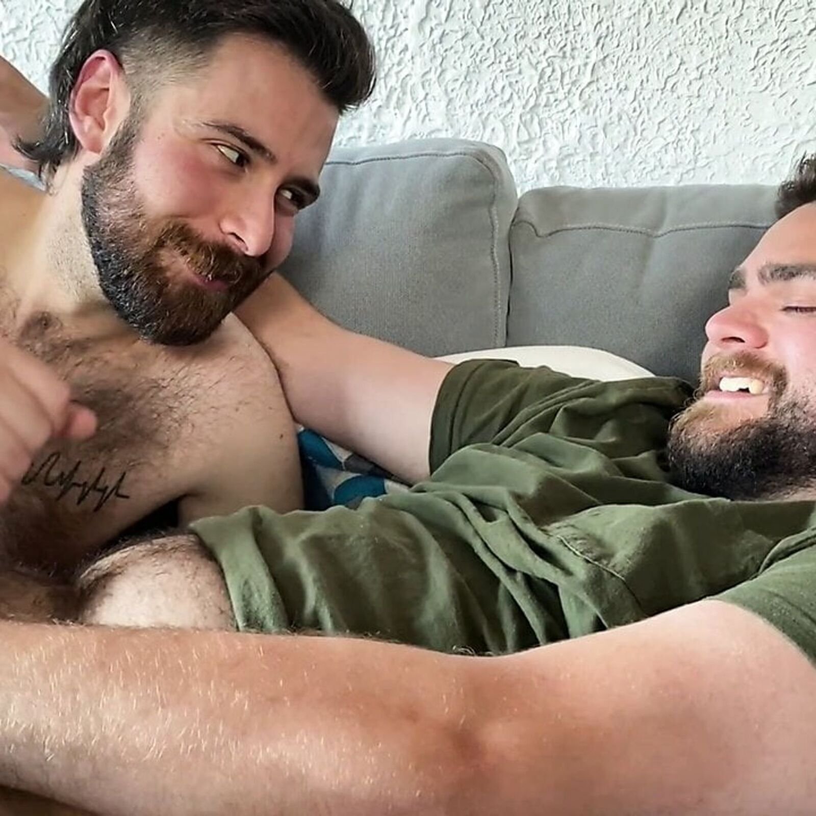 Stepdaddy Films his boys on the sofa
