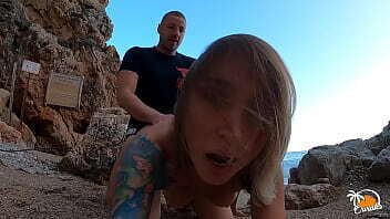 The Wildest Couple does it Again!! Hard Fuck on the Beach