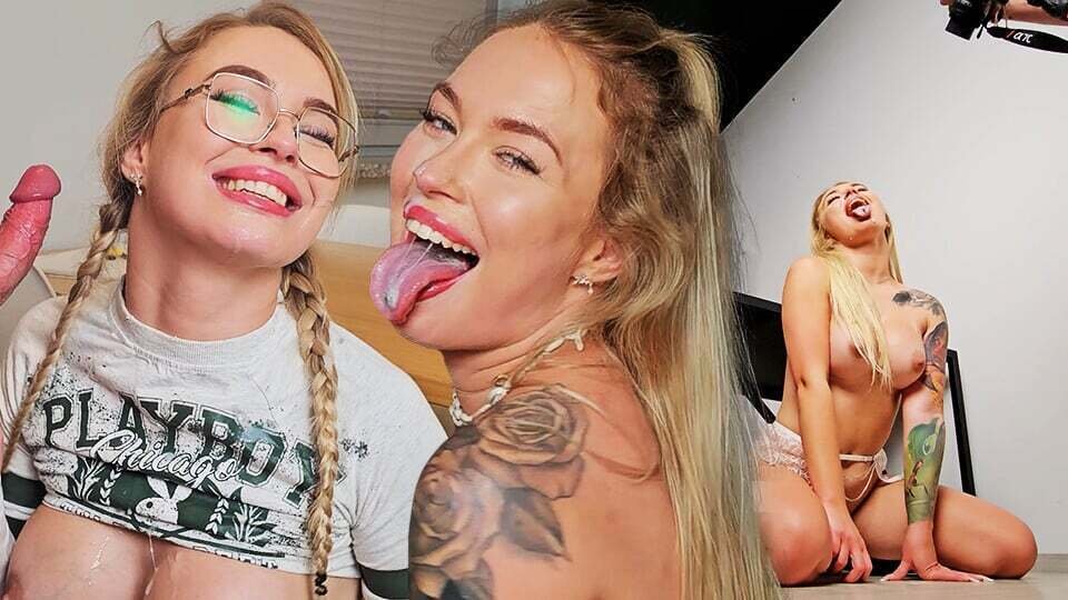 The biggest cumshot compilation of the year - BLONDE ONLY