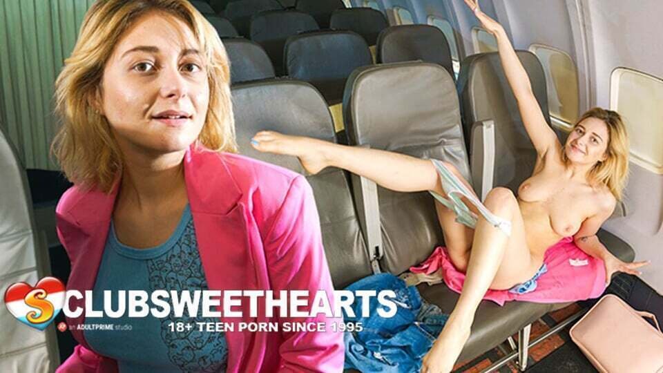 ClubSweethearts 18yo Alexis Wilson flying on Valentine's Day
